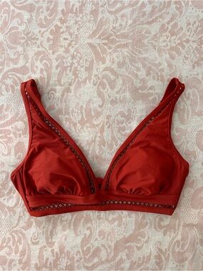 Kona Sol Red Bikini Top